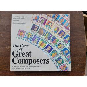 Title Idea: Vintage The Game of Great Composers Board Game - Aristoplay Educatio